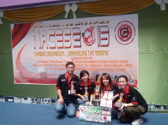 Group photo of UTM-NACES Team