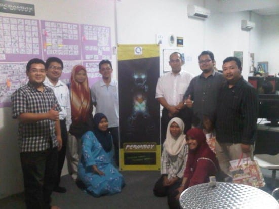 UTM IT Entrepreneurship Postgraduate students taking a group photo after presenting project assignments.