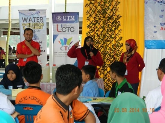 A water hygienic lecture session from UTM water experts