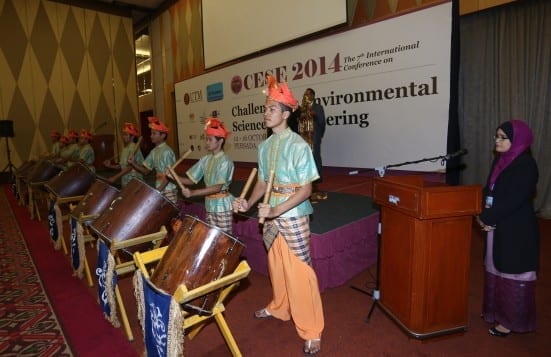 Part of cultural performance at the launching ceremony of CESE 2014.