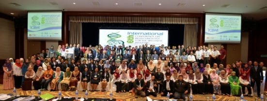The local and international participants of ICBWI 2016 taking a group photo at Equitorial Hotel, Malacca after the closing ceremony