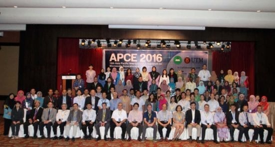 The APCE 2016 participants at its closing ceremony held at KSL Hotel and Resorts, Johor Bahru. 