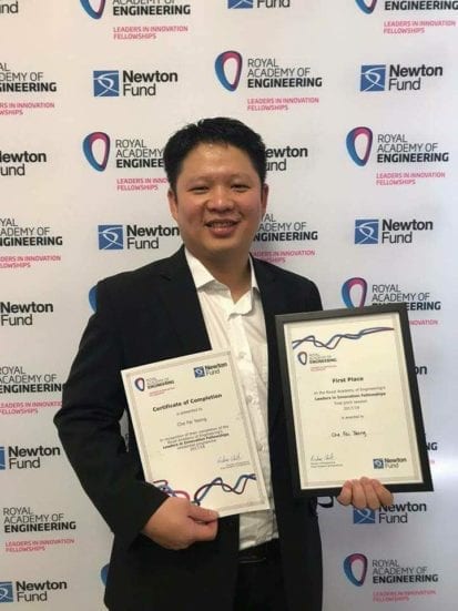 Dr Yeong Che Fai wins first place in the Royal Academy of 