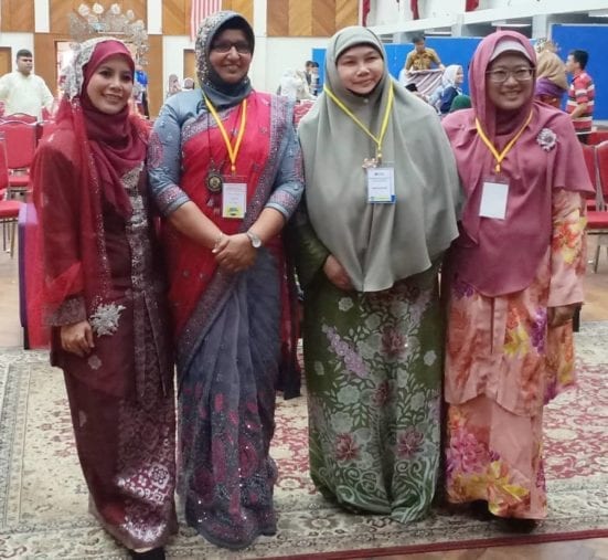 From L to R: Dr Seriaznita, Dr Sarimah, Jameela Hanoon and Dr Norhayati