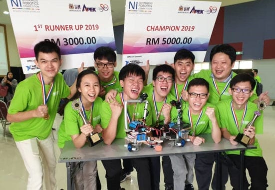 UTM WON THE TOP TWO PRIZES AT NI AUTONOMOUS ROBOTICS COMPETITION 2019 ...