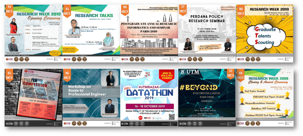 RFTI Research Week 2019 Programmes