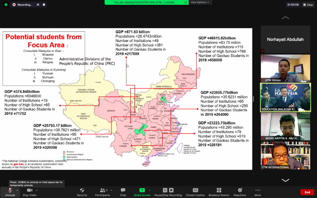 Dynamic Collaboration between UTM and Education Malaysia Beijing – UTM ...