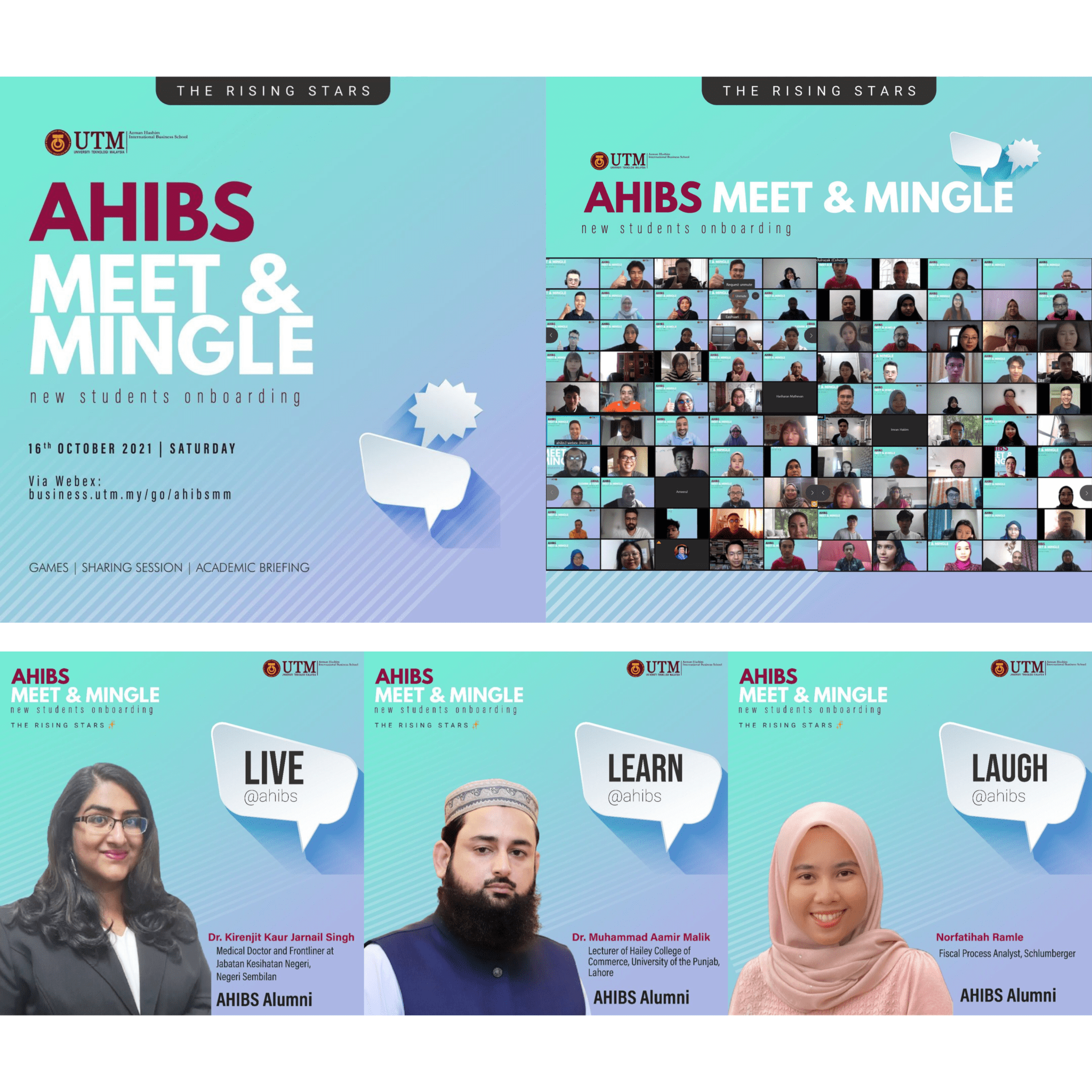 AHIBS UTM Sambut Mahasiswa Baru untuk Intake Oktober 2021