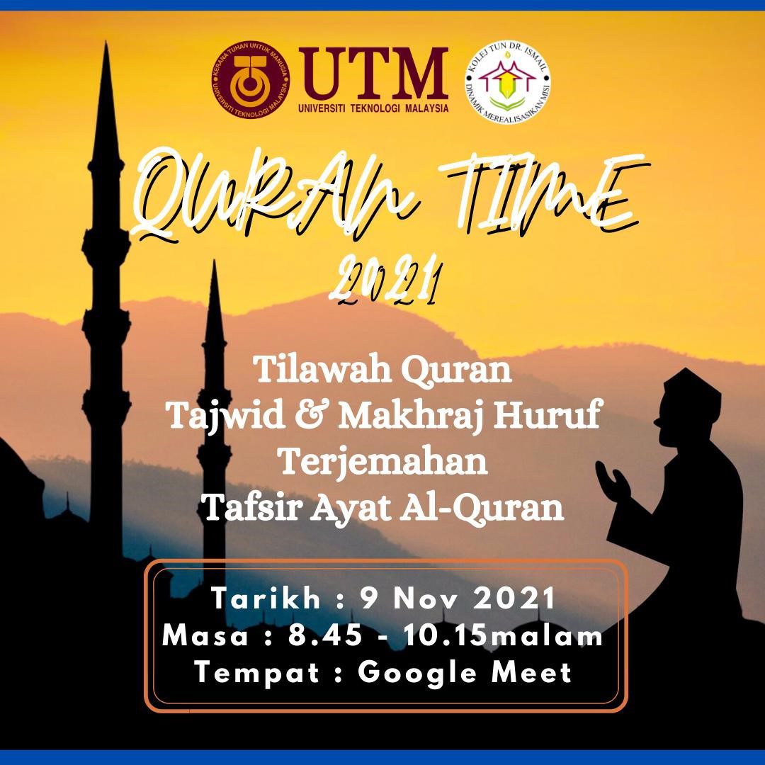 Quran Time 2021 Sorot Fadilat Al-Quran
