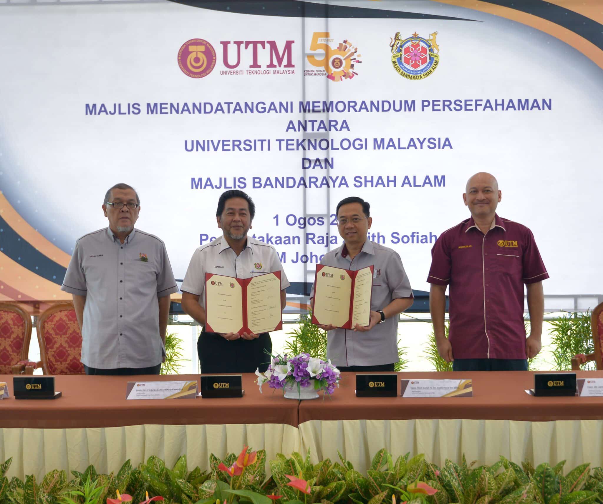 UTM-MBSA tandatangan MoU tingkat kerjasama dalam bidang kejuruteraan
