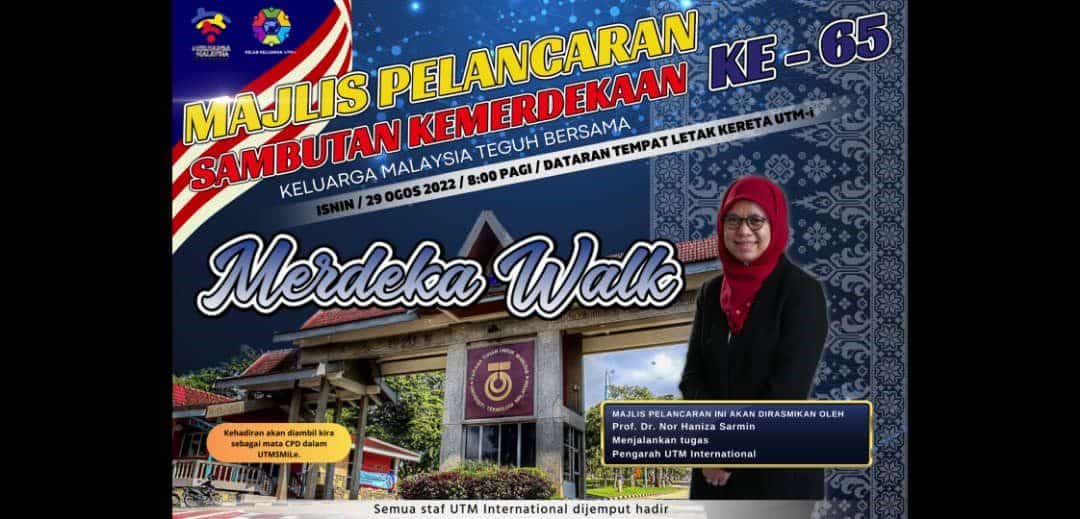 Merdeka Walk Semarakkan Program Sambutan Kemerdekaan Warga Utm