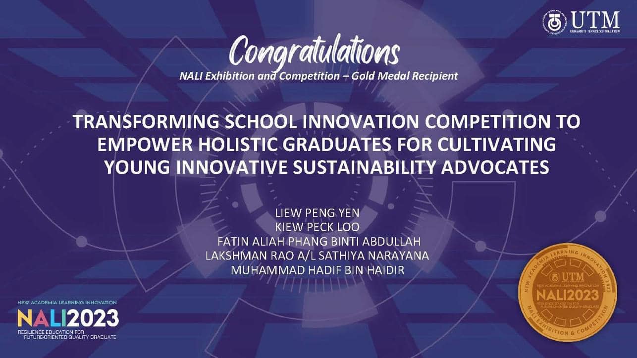 MJIIT Crowned The Biggest Award in NALI 2023 | UTM NewsHub