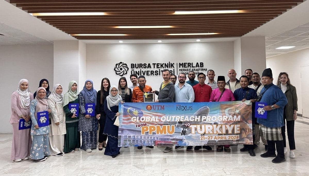 Lawatan delegasi PPMU ke Bursa Technical University Central Research Laboratory (BTU-MERLAB)