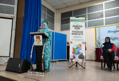 Ucapan perasmian program oleh Pengetua SMK Taman Sutera