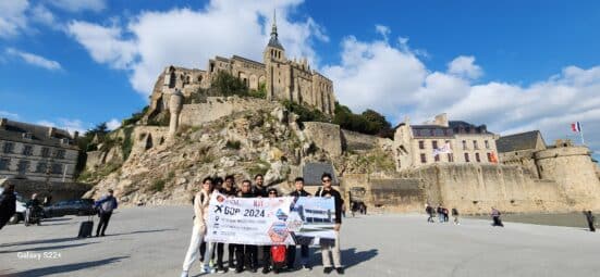 Outside Le Mont Saint Michel