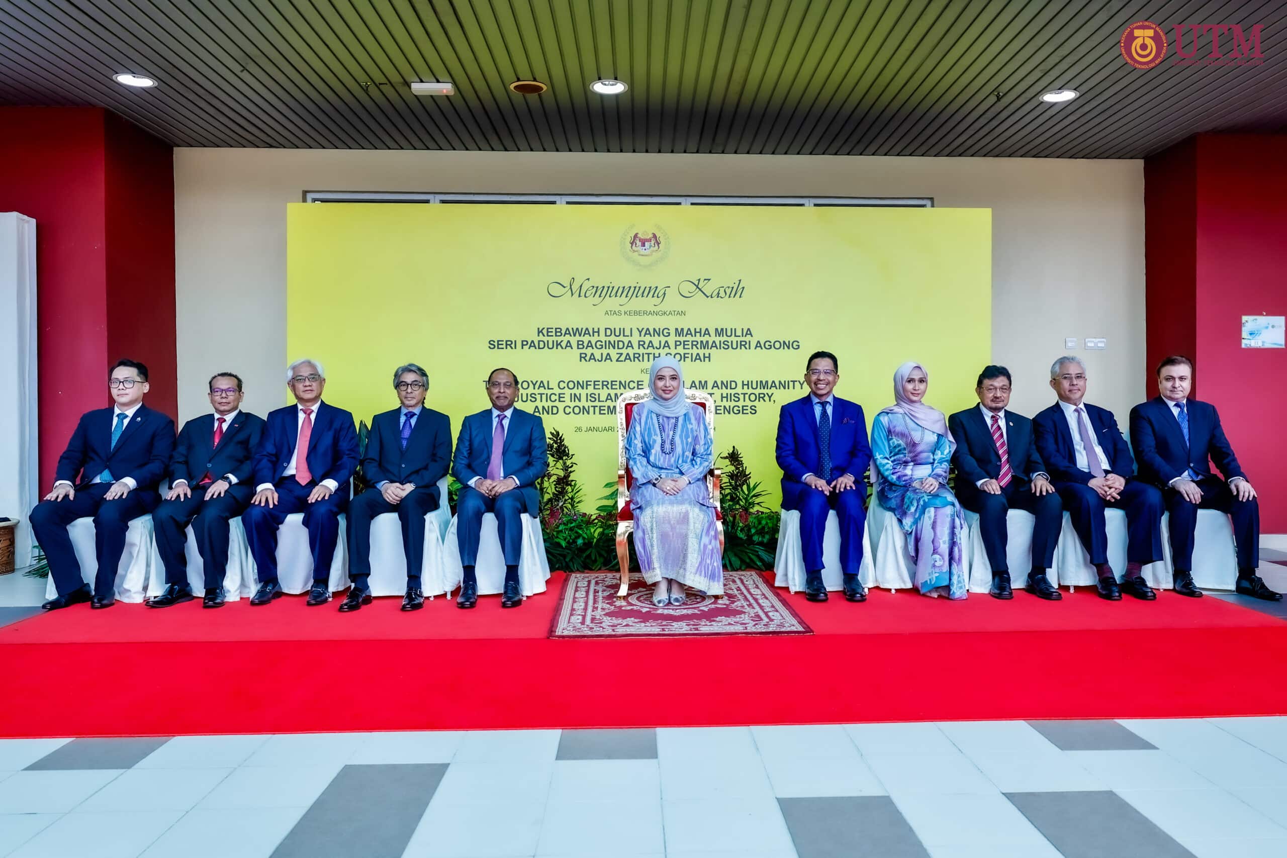 Queen of Malaysia Graces UTM’ Royal Conference on Islam and Humanity