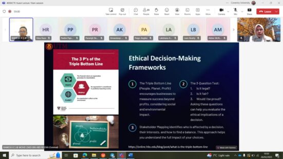 Framework for Ethical Decision Making