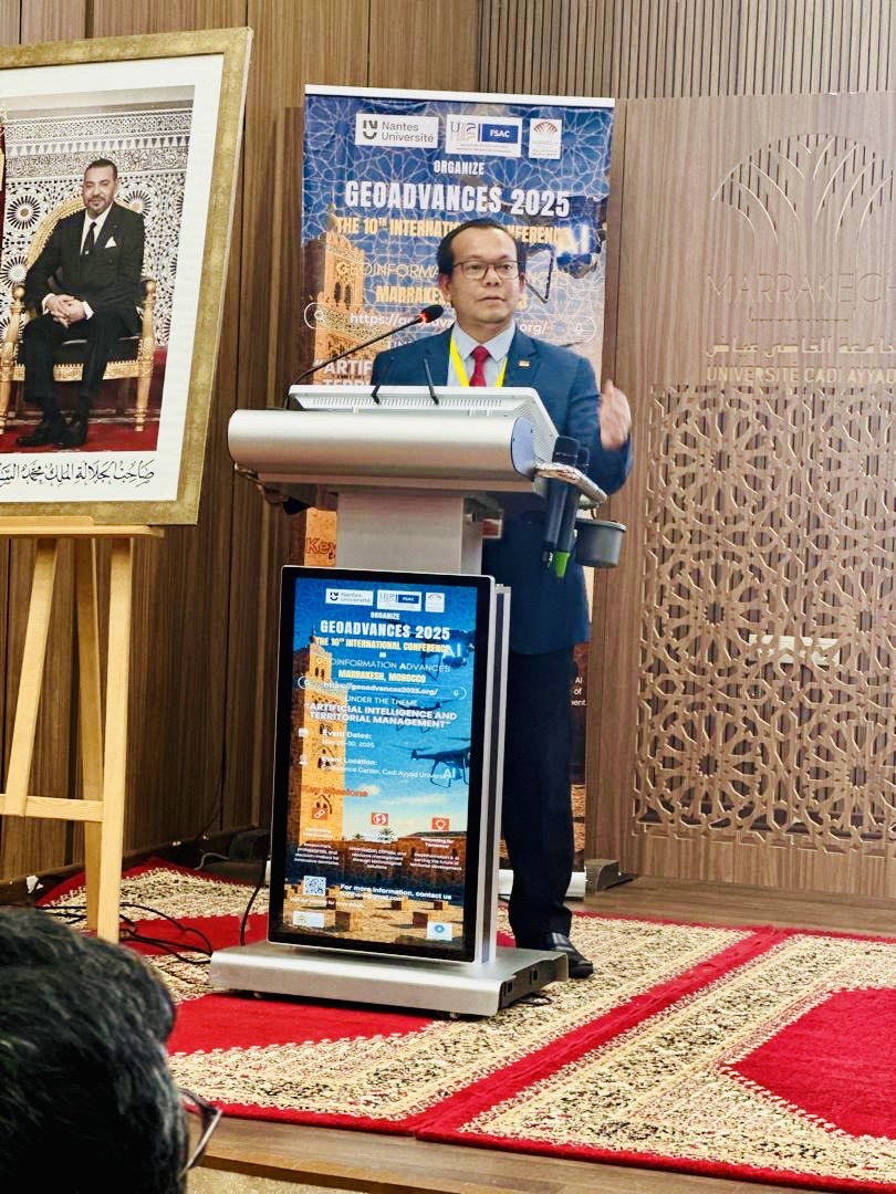 Naib Canselor sampai ucaptama di GeoAdvances 2025