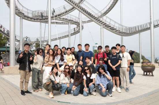 The cultural tour on May 13 included iconic sites such as the Space Walk at Hwanho Sunrise Park, the Railway Forest, and a sunset cruise — offering a unique experience of Pohang’s natural and cultural beauty. (Photo by Pohang City)