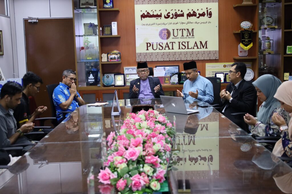Doa dibacakan atas kesyukuran atas sumbangan yang diterima