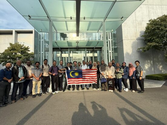 UTM delegation with Dr. Matsuura, Dr Sakai, and Dr Ishizawa at NIED Tsukuba