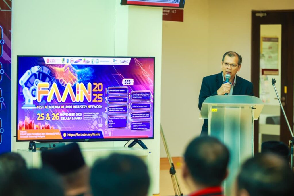 Ucapan Perasamian FAAIN 2025 oleh Timbalan Naib Canselor (Penyelidikan dan Inovasi) UTM, Prof. Dr. Rosli bin Md Illias