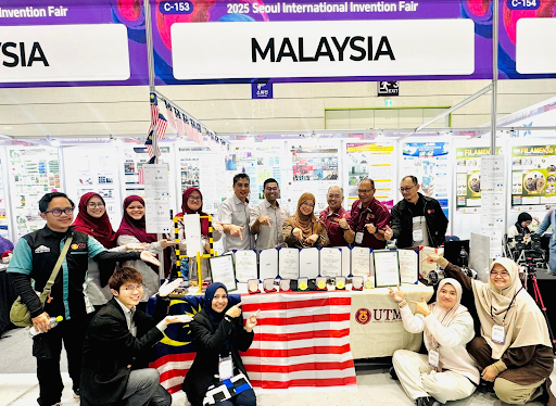 UTM Celebrates Major Wins at Seoul International Invention Fair 2025 UTM Celebrates Major Wins at Seoul International Invention Fair 2025