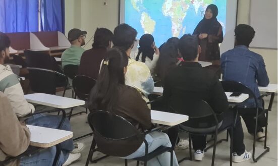 One of the lectures delivered during the IFEP to BEng and MEng students of CU