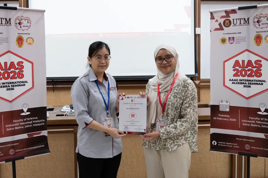 Best presenter award ceremony