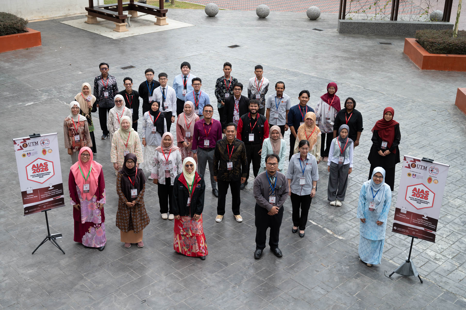 AIAS 2026 participants in front of Faculty of Science building