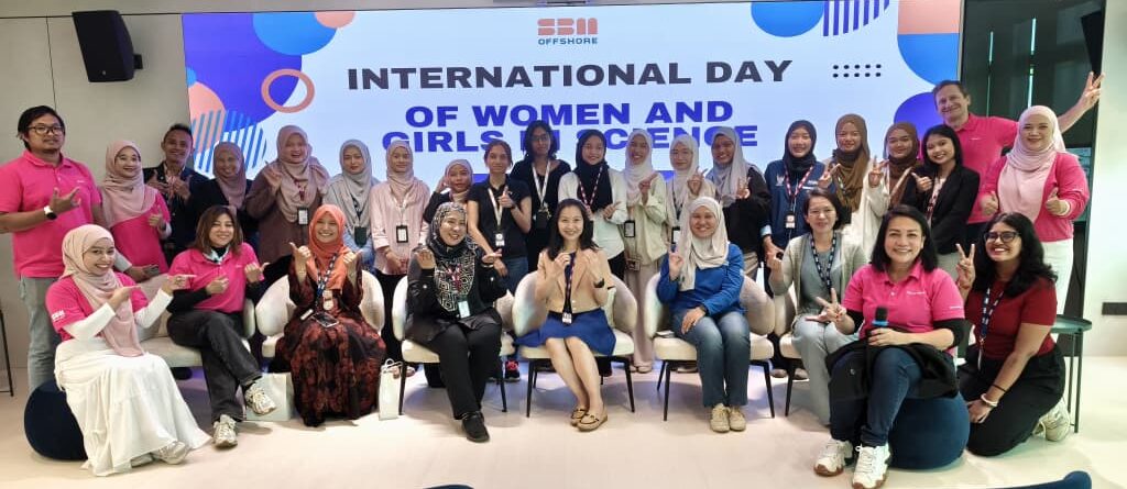 MJIIT staff as one of the panellists at the International Day of Women and Girls in Science organised by SBM Offshore