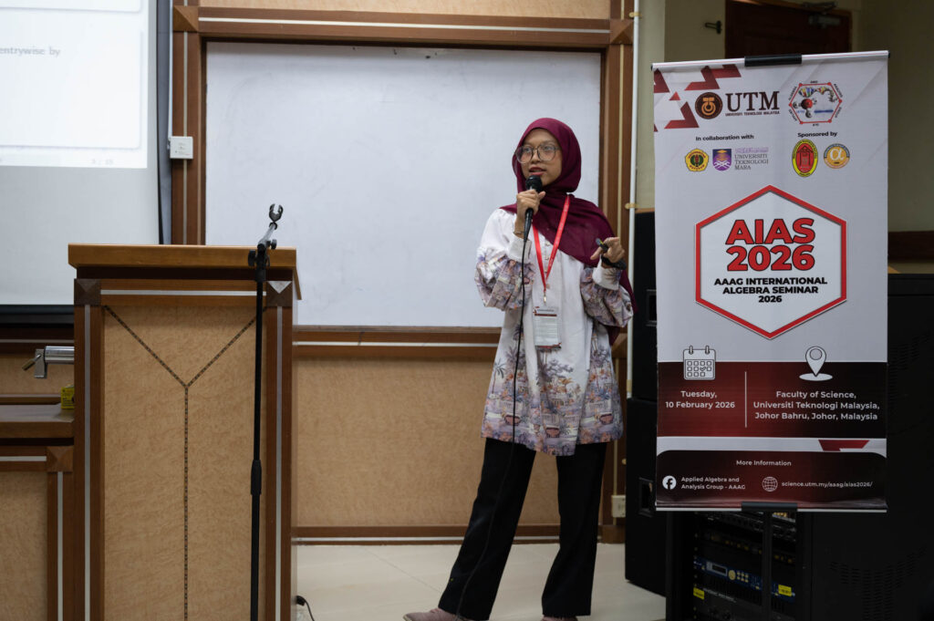 Participant from Indonesia presenting her work