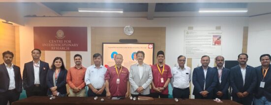 Laboratory tour and technical discussions at CIR, D Y Patil Deemed University, Kolhapur.